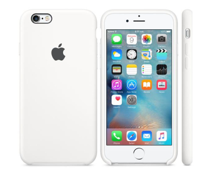 Etui do telefonów APPLE iPhone 6s Silicone Case White MKY12ZM/A